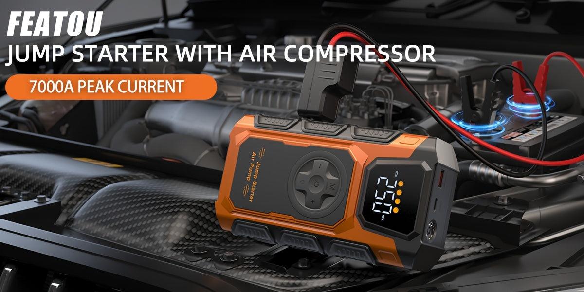 Revora 2-in-1 Emergency Jump Starter & Tyre Inflator