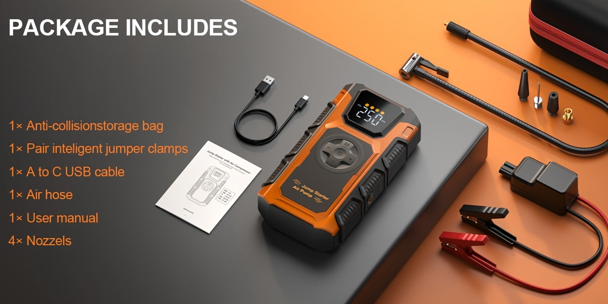 Revora 2-in-1 Emergency Jump Starter & Tyre Inflator