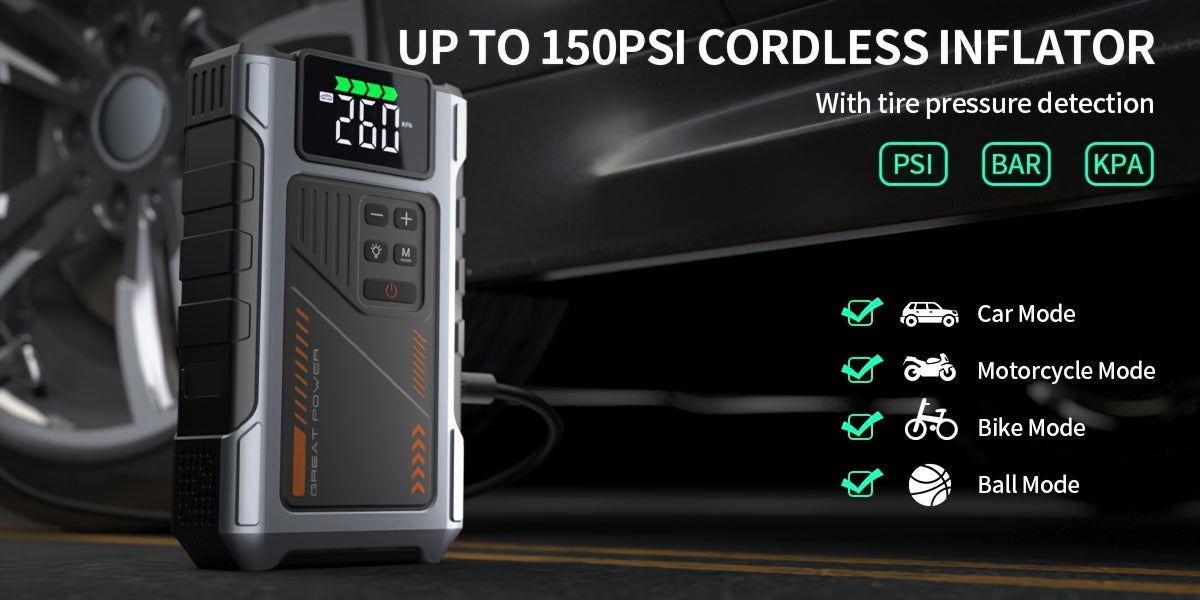 Revora 2-in-1 Emergency Jump Starter & Tyre Inflator