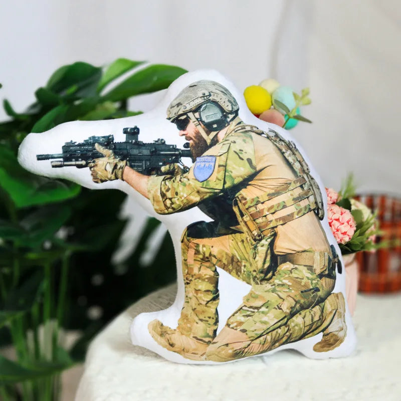 Custom 3D Double-Sided Photo Cushion – Personalised Plush Pillow