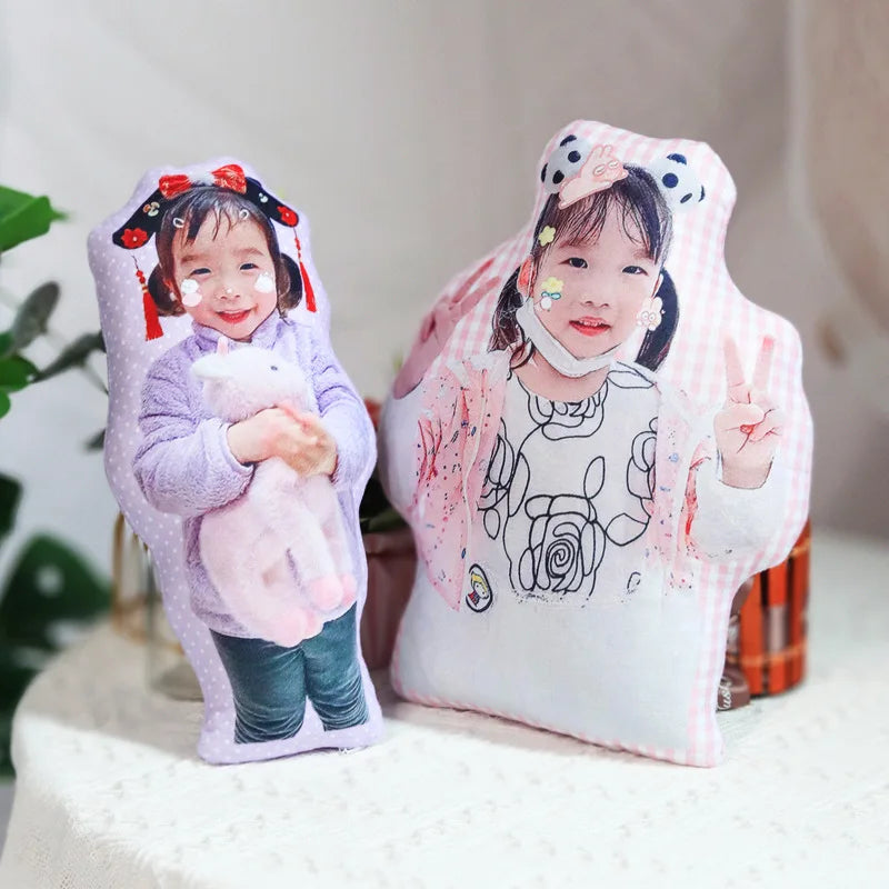 Custom 3D Double-Sided Photo Cushion – Personalised Plush Pillow